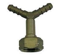 Crociera GPL 3 Vie con Dado Bombola Ottone 10 mm 5 Pezzi