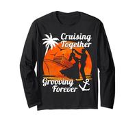 Crociera Insieme Grooving Forever Coppie Cruise Dance Ship Maglia a Manica