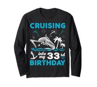 Crociera nel Mio 33 ° Compleanno 33 Anni Vacanza in Crociera Maglia a Manica
