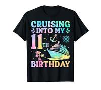 Crociera nel Mio Viaggio per Le Vacanze di 11 ° Compleanno 11 Anni Maglietta