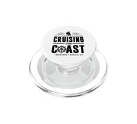 Crociera sulla costa Monterey Beach California Barca a vela PopSockets PopGrip per MagSafe