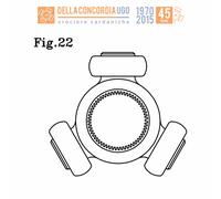 Crociera tripode 26 denti x 45 Diametro rullo per Ford Mondeo S-Max Kia Ceed