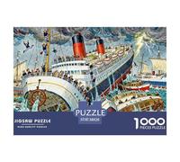 Crociere nel Triangolo delle Bermuda Puzzle in Legno Impermeabile DIY Puzzles Da 1000 Pezzi Per Adulti Divertenti Giochi Educativi