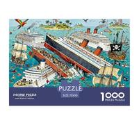 Crociere nel Triangolo delle Bermuda Puzzle in Legno Impermeabile DIY Puzzles Da 1000 Pezzi Regali Per Adulti Impossibili Per Decorazioni Domestiche