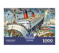 Crociere nel Triangolo delle Bermuda Puzzle in Legno Impermeabile Puzzles Da 1000 Pezzi Regali Per Adulti Divertenti Per Decorazioni Domestiche