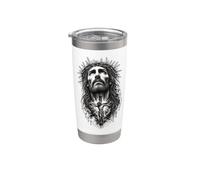 Crocifissione di Gesù Cristo Bicchiere termico in acciaio inox doppia parete