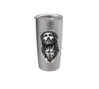 Crocifissione di Gesù Cristo Bicchiere termico in acciaio inox doppia parete