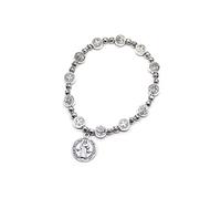 Crocifisso Colore Argento Gioielli Rosario Centrotavola Sacra Misericordia Icone Religioso Perline Bracele Gioielli Regolabile
