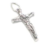 Crocifisso Croce charm argento 925 x 1 Crocifissi Croci sante