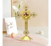 Crocifisso di Gesù Crocifisso con supporto Ispirazione orante Raccogli la