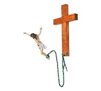 Crocifisso Gesù Cristo croce Statua Bungee Jumping Gesù Religioso Decorazione Crocifisso da parete Religiosa Decorazione per la casa del soggiorno