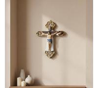 Crocifisso Trono di Grazia Stile Classico Croce da Parete Santissima Trinità