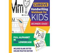 Crocink Books Cursive Handwriting Workbook For Kids Beginners Grade (Tascabile)