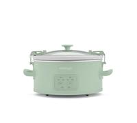 Crock-Pot Design Series pentola a cottura lenta programmabile da 6 quart, Desert Sage Green (CSC124X)