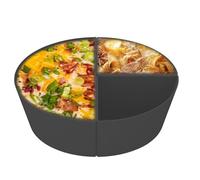 crockp0t - Divisore per cooker Slow Cooker Meal-Prep, inserti per stufati | Divisorio in silicone per stufato e slov-cooker, inserto slow cooker e guanti da forno per cucinare, preparare più piatti