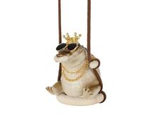 Crocodile Car Ornament - Creative Swinging Dashboard Pendant, Funny Rearview Decoration for Interior | Animal Figure Auto Accessory, Gift for Friends, Playful Hanging Charm, Travel Souvenir, Novelty