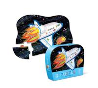Crocodile Creek-12 PCS Mini Blast off Puzzle, Multicolore, 1 EA, 41195