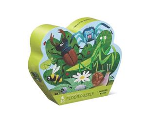 Crocodile Creek 36 pezzi Shaped Puzzle/Backyard Bugs