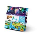 Crocodile Creek 48 pcs Above & Below/Earth & Space New!