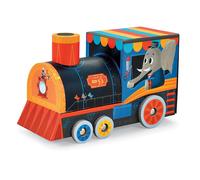 Crocodile Creek - Locomotive Train - 24-piece Puzzle & Vehicle Play Set