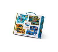 Crocodile Creek Puzzle 24-36-48-vehicles 72 Pezzi