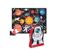 Crocodile Creek-36 PCS Shaped Space Explorer Puzzle, Multicolore, 40778