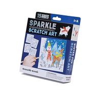 CROCODILE CREEK Winter Fun Sparkle Scratch Art 6Pc, 1 EA