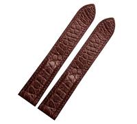 Crocodile in pelle cinghia di orologio ， per la fascia d'oro 20 mm ， canotta in pelle chiave di orologio calibo da donna 20mm