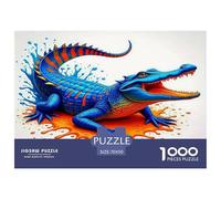 Crocodile Puzzle Da 1000 Pezzi Per Famiglie Che Amano Il Divertimento:Absolutely Stunning Risate E Impegno in Un Solo Prodotto!