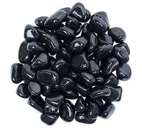 Crocon Pietre e Cristalli di tormalina Nera da 1 libbra sfusi Kit di Cristalli Naturali da 2000+ carati per guarigione Reiki Cristallo Lucido, Pietre Cadute, Decorazioni per casa Dimensioni: 20-25 mm