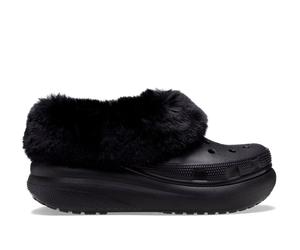 CROCS 208446-001-BLACK FUREVER CRUSH Ciabatte Donna AI26