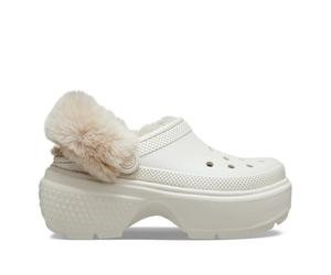 CROCS 208546-160-BEIGE STOMP LINED CLOG Ciabatte donna AI26
