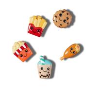Crocs Bad But Cute Foods-Confezione da 5, Charm Decorativi per Scarpe Unisex-Adulto, Cibi Cattivi ma Carini