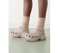 Crocs - Bae - Zoccoli con plateau color tortora-Neutro 41-42
