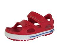 Crocs Bambini Crocband II Sandalo Punta Aperta Scarpe, Rosso/Bianco, us 8