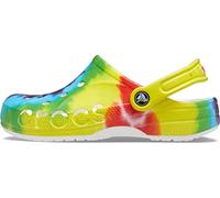 Crocs Baya Graphic Clog, Zoccoli Unisex - Adulto, Multi/Tie Dye, 46/47 EU