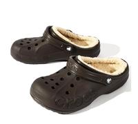 Crocs Baya Lined Clog - Clog unisex per adulti, marrone, 36/37 EU