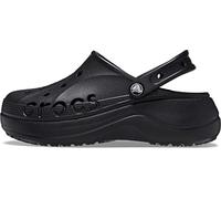 Crocs Baya Platform Flip, Infradito Donna, Nero 208186, 41 EU