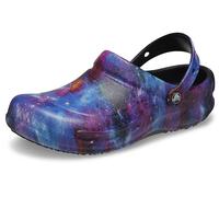 Crocs Bistro Work Graphic Clog, Zoccoli Unisex - Adulto, Black/Black, 39/40 EU