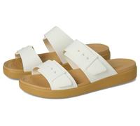 Crocs Brooklyn Buckle Low, Sandali Donna, Abbronzatura Gesso, 41/42 EU