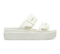 Crocs Brooklyn Buckle Low Wedge, Gesso, Donna, EU 34-35 | Zeppa leggera; comoda platform rialzata; cinturino regolabile e sicuro; plantare ammortizzato; comfort Crocs