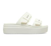 Crocs Brooklyn Buckle Low Wedge, Gesso, Donna, EU 42-43 | Zeppa leggera; comoda platform rialzata; cinturino regolabile e sicuro; plantare ammortizzato; comfort Crocs