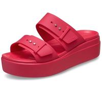 Crocs Brooklyn Buckle Low Wedge, Sandali Donna, Digital Raspberry, 36/37 EU
