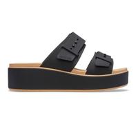 Crocs Brooklyn Buckle Matte Wrap Low Wedge, Sandali con Zeppa Donna