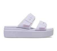 Crocs Brooklyn BuckleFrostedLowWedge, Sandali Donna, Purple Moon, 38/39 EU