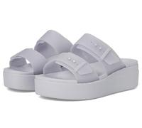 Crocs Brooklyn BuckleFrostedLowWedge, Sandali Donna, Purple Moon, 41/42 EU