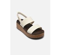 Crocs - Brooklyn Cork Low Wedge Bianco - Sandali e scarpe aperte - Taglia 37 - 38 37 - 38 Bianco
