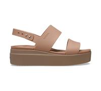 Crocs Brooklyn Low Wedge Mushroom da Donna 36-37 Marrone