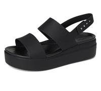 Crocs Brooklyn Low Wedge, Sandali Donna, Black/Black, 37/38 EU