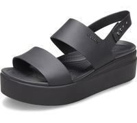 Crocs Brooklyn Low Wedge, Sandali Donna, Black/Black, 38/39 EU
